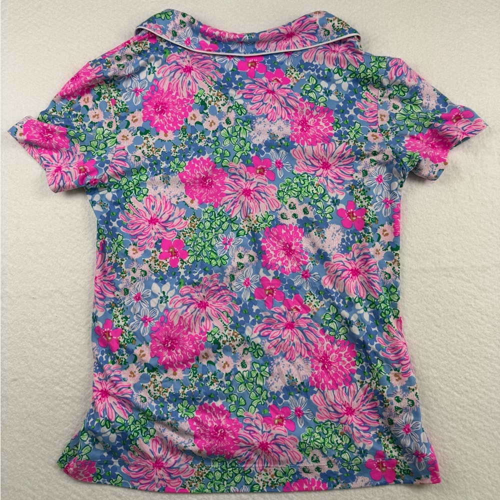 Lilly Pulitzer Button Down Pajama Top Medium - Picture 8 of 10